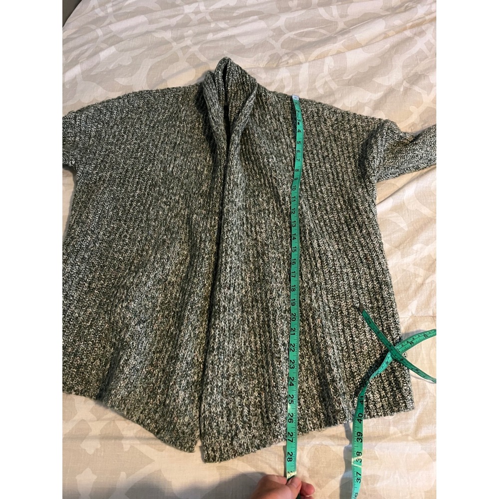 Cabi Green travel cardigan Ribbed Open Front Sweater 3892 XS - Picture 8 of 11